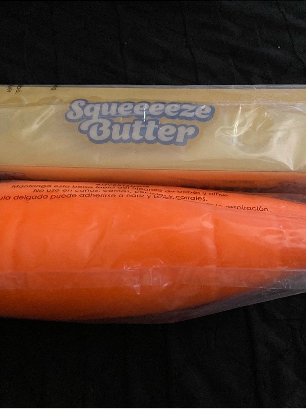 Butter Squeeeeze Butter squishy and carrot